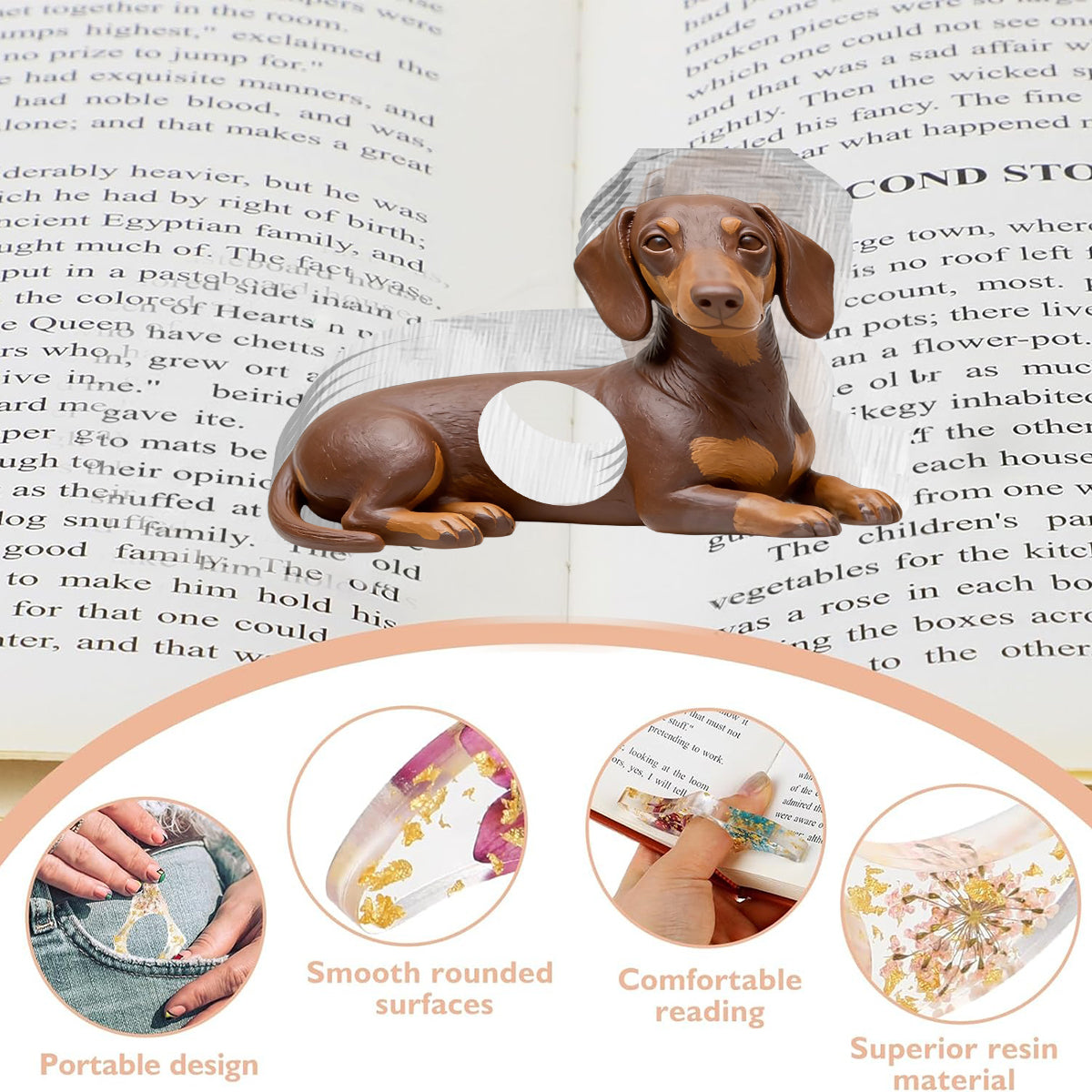 Laden Sie jedes Foto hoch – personalisierter Buchseitenhalter