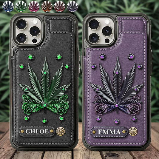 Beautiful Marijuanas - Personalized Weed Wallet Phone Case