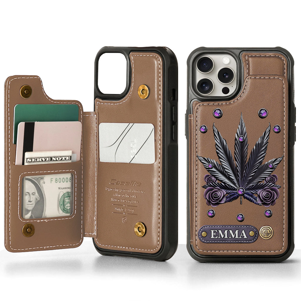 Beautiful Marijuanas - Personalized Weed Wallet Phone Case