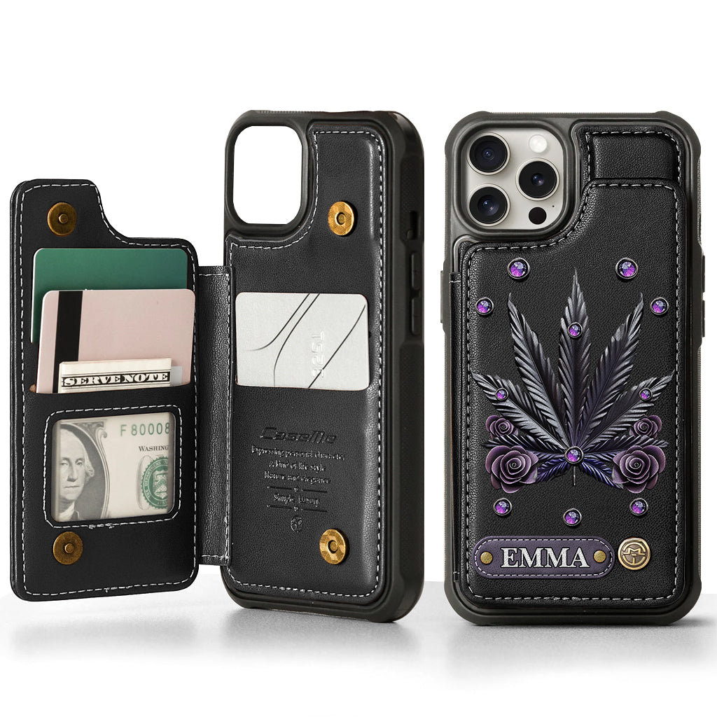 Beautiful Marijuanas - Personalized Weed Wallet Phone Case
