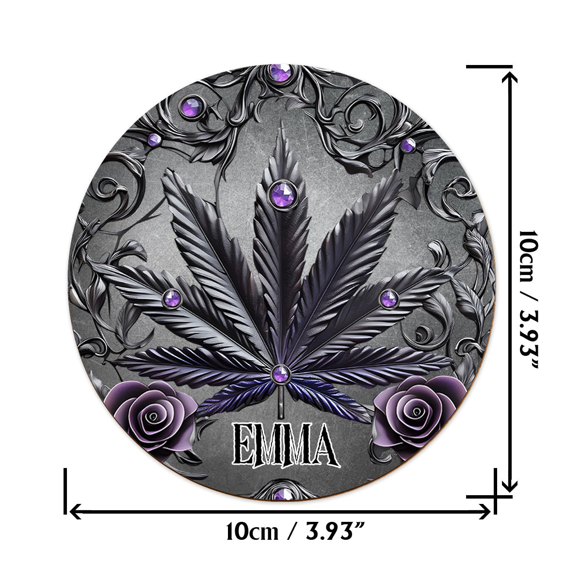 Beautiful Marijuanas - Personalized Weed Whiskey Glass