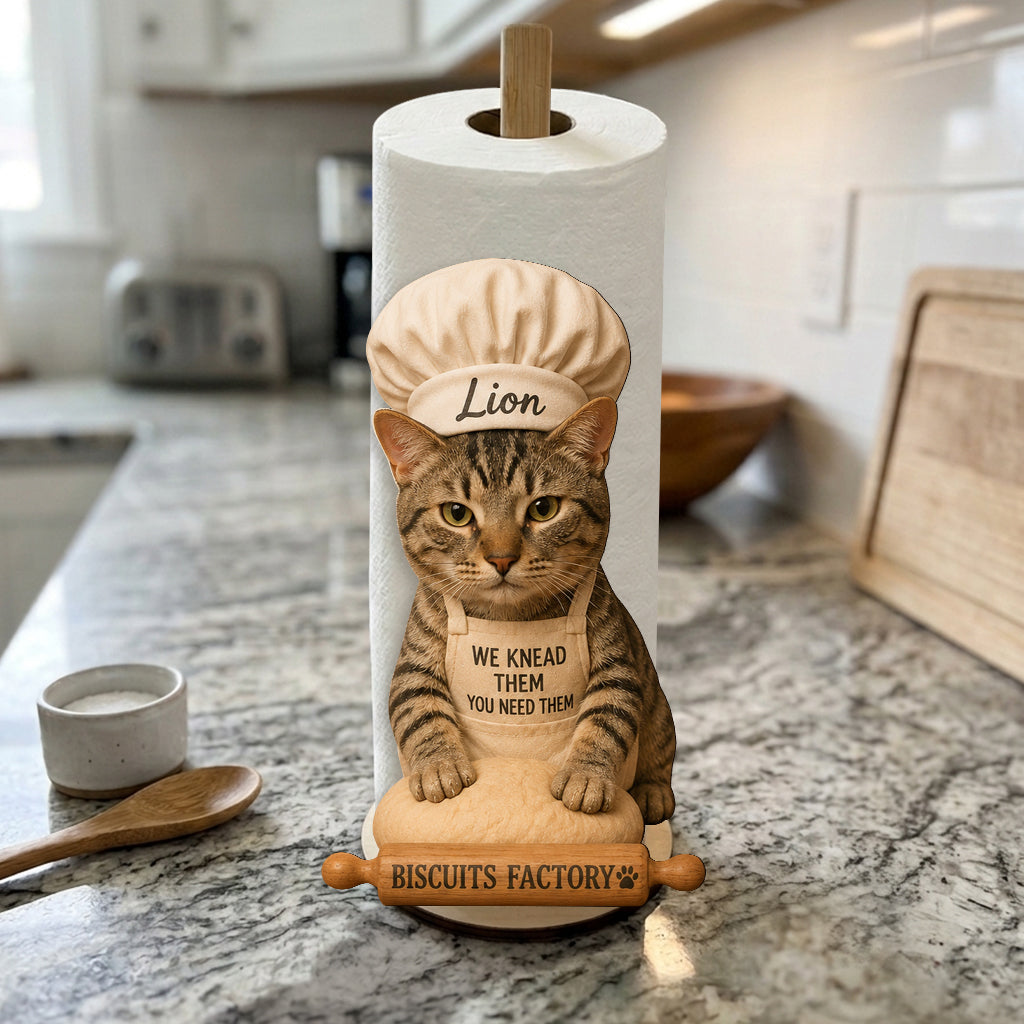 Biscuits Factory - Personalized Cat Paper Towel Stand