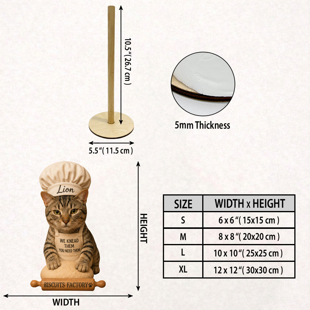 Biscuits Factory - Personalized Cat Paper Towel Stand