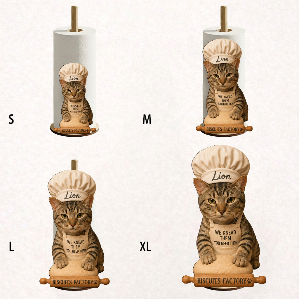 Biscuits Factory - Personalized Cat Paper Towel Stand