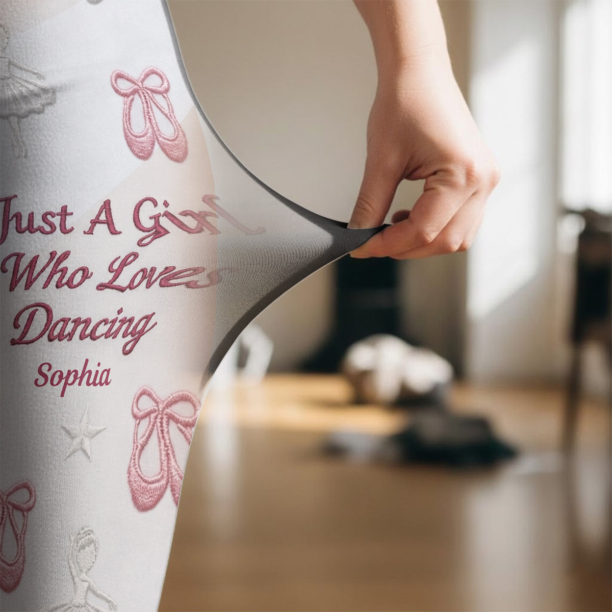 Ballerina-Geschenk – Personalisierte Ballett-Strumpfhose für Damen