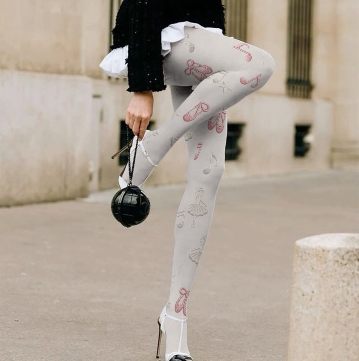 Ballerina-Geschenk – Personalisierte Ballett-Strumpfhose für Damen