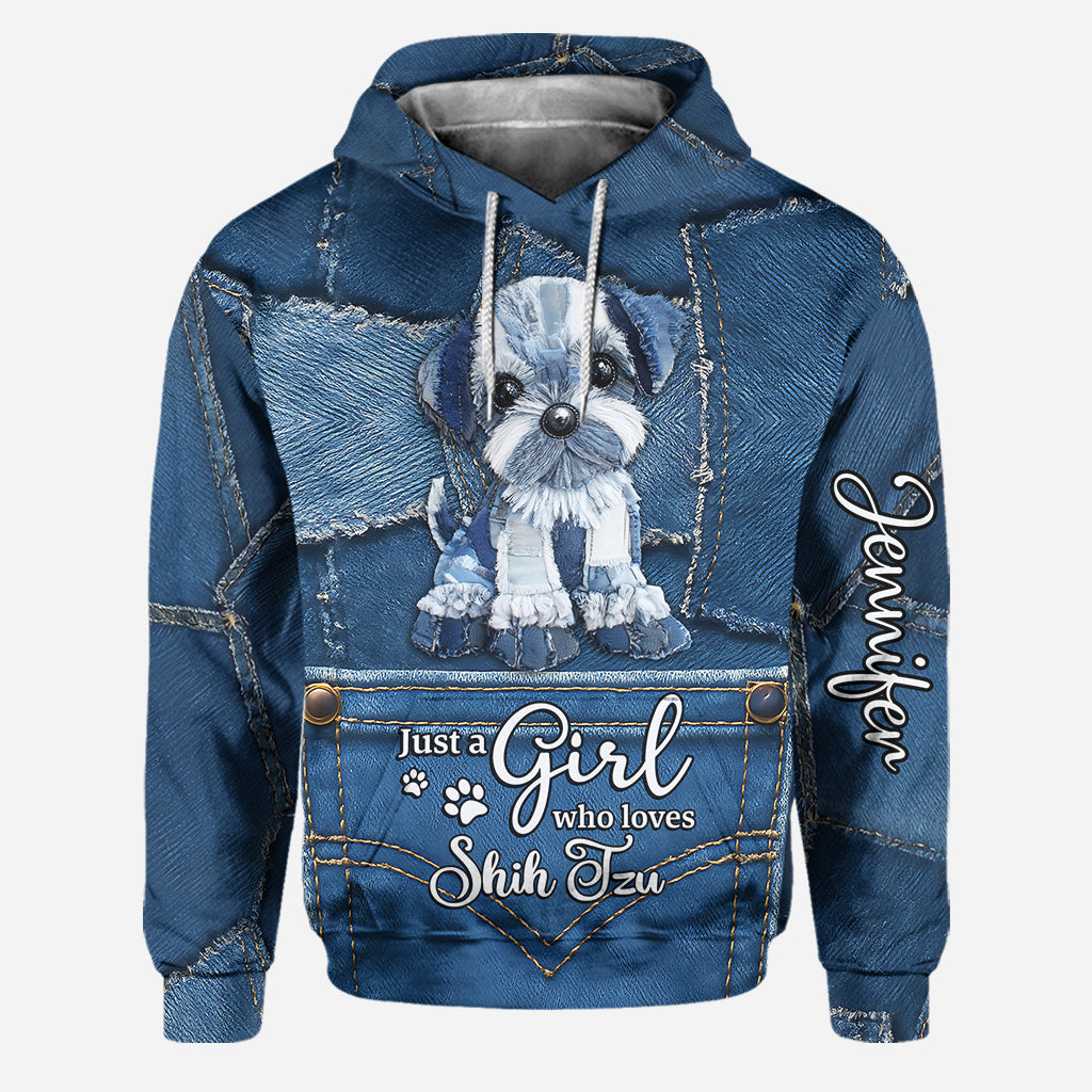 Liebe Shih Tzus – Personalisierter Hunde-Hoodie und Leggings