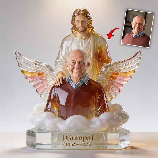 Memorial Gift For Lost Of Loved Ones - Personalized Memorial Custom Shaped Acrylic Plaque