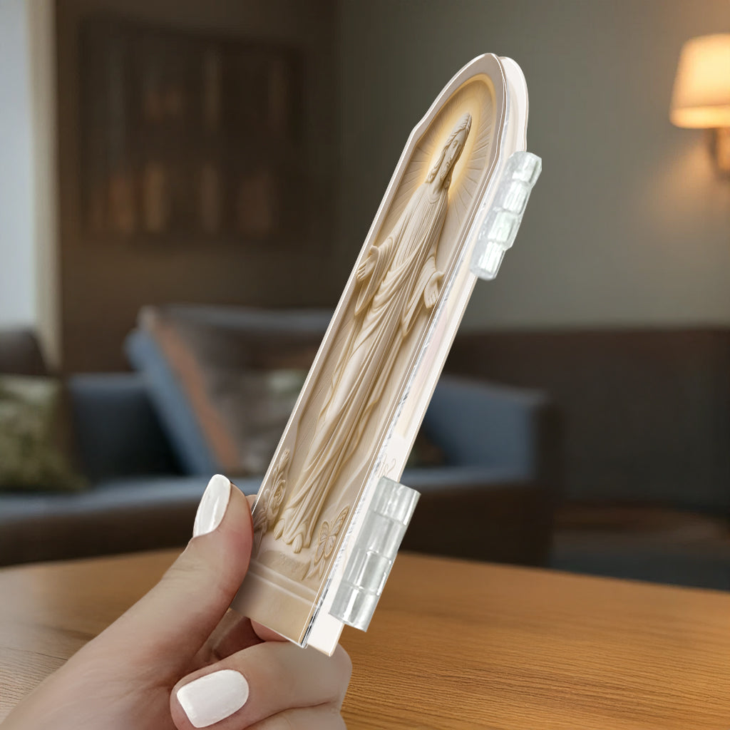 Safe In The Arms of Jesus - Personalized Memorial Acrylic Diptych