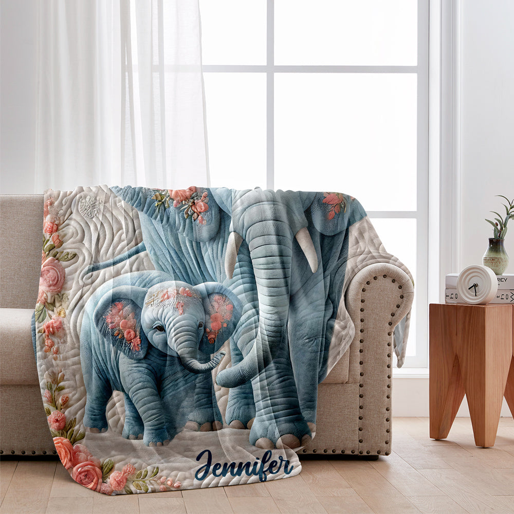 Ich liebe dich, Mama – Personalisierte Mutterdecke