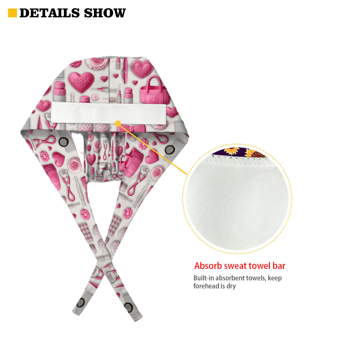 Nurse Life – Personalisierte OP-Haube für Pflegekräfte