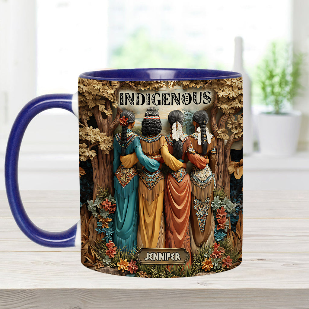 Indigene - Personalisierte Tasse mit amerikanischem Indianer-Akzent
