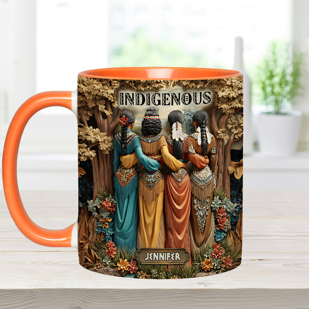 Indigene - Personalisierte Tasse mit amerikanischem Indianer-Akzent