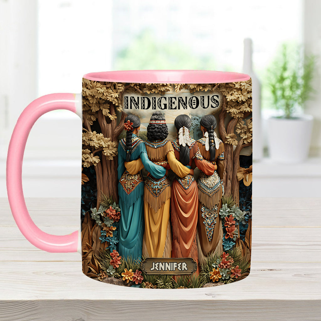 Indigene - Personalisierte Tasse mit amerikanischem Indianer-Akzent