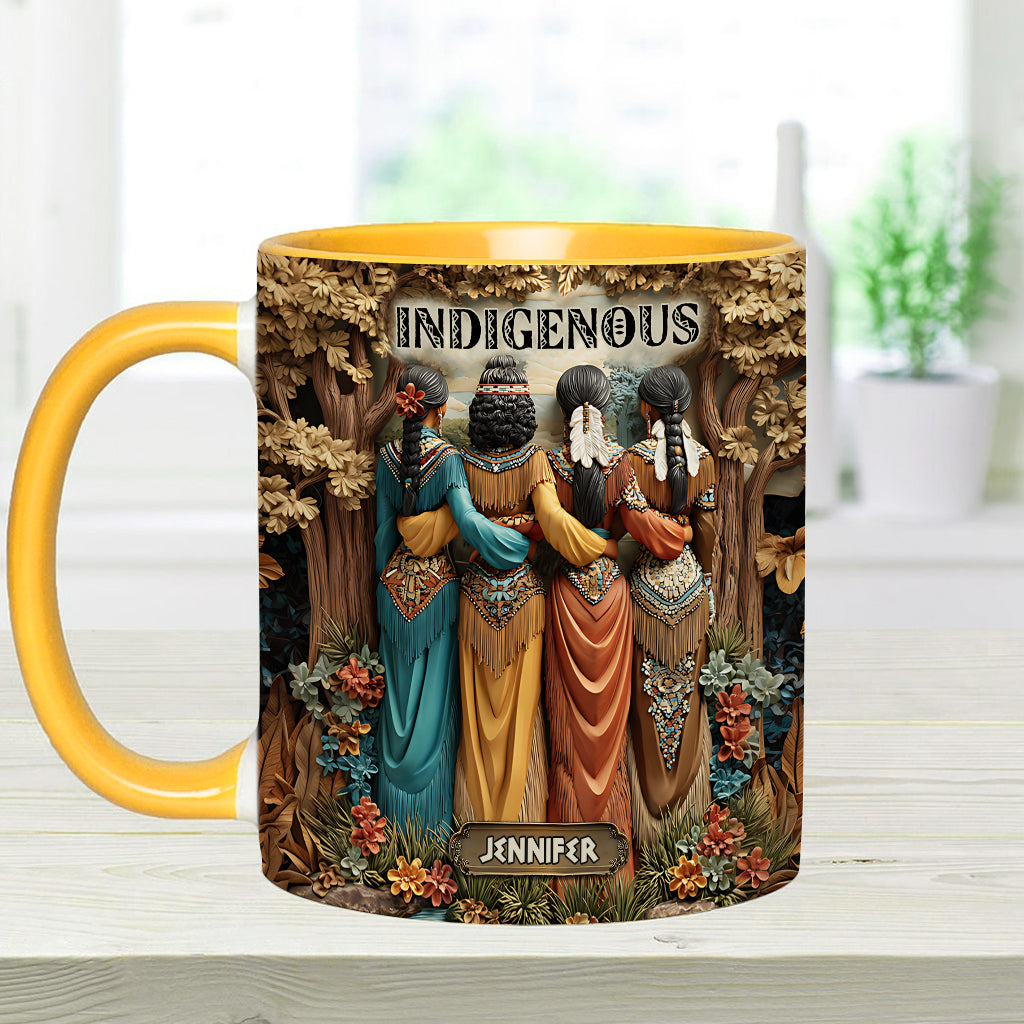 Indigene - Personalisierte Tasse mit amerikanischem Indianer-Akzent