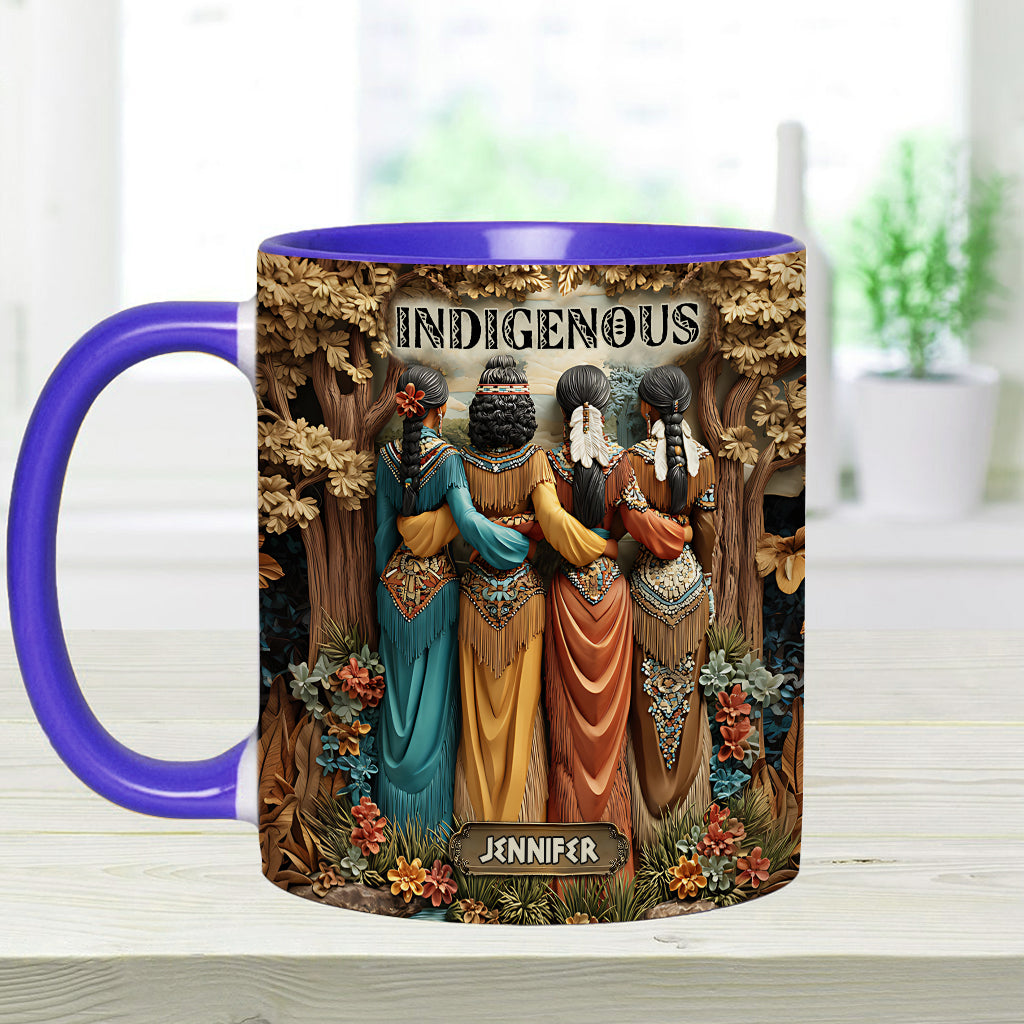 Indigene - Personalisierte Tasse mit amerikanischem Indianer-Akzent