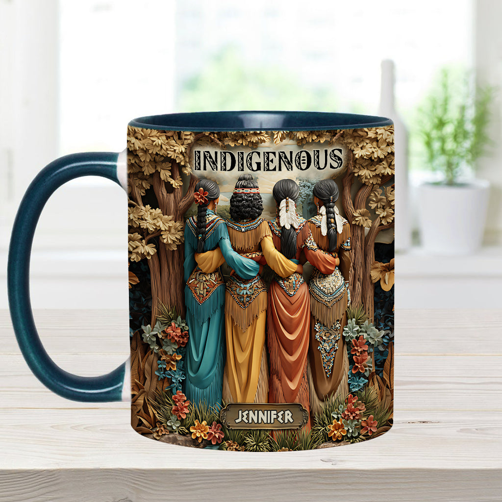 Indigene - Personalisierte Tasse mit amerikanischem Indianer-Akzent
