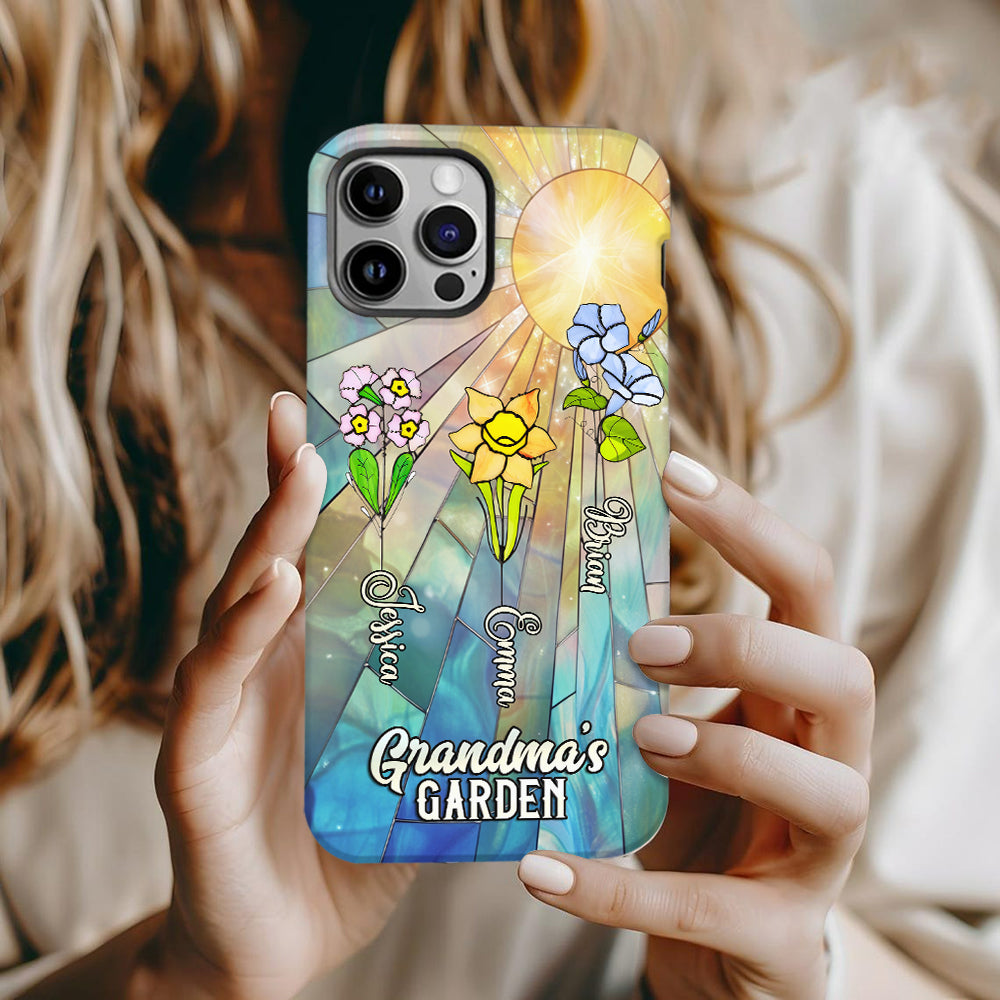 Omas Garten – Personalisierte Handyhülle mit Oma-Motiv