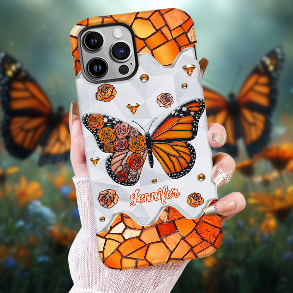Wunderschöner Schmetterling – Personalisierte Handyhülle mit Schmetterlingsmotiv