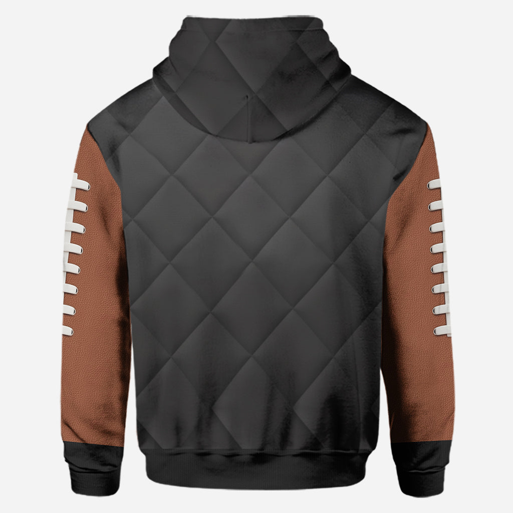 Für Fußball-Mama, Freundin, Ehefrau – Personalisierter Fußball-Hoodie und Leggings für den Spieltag