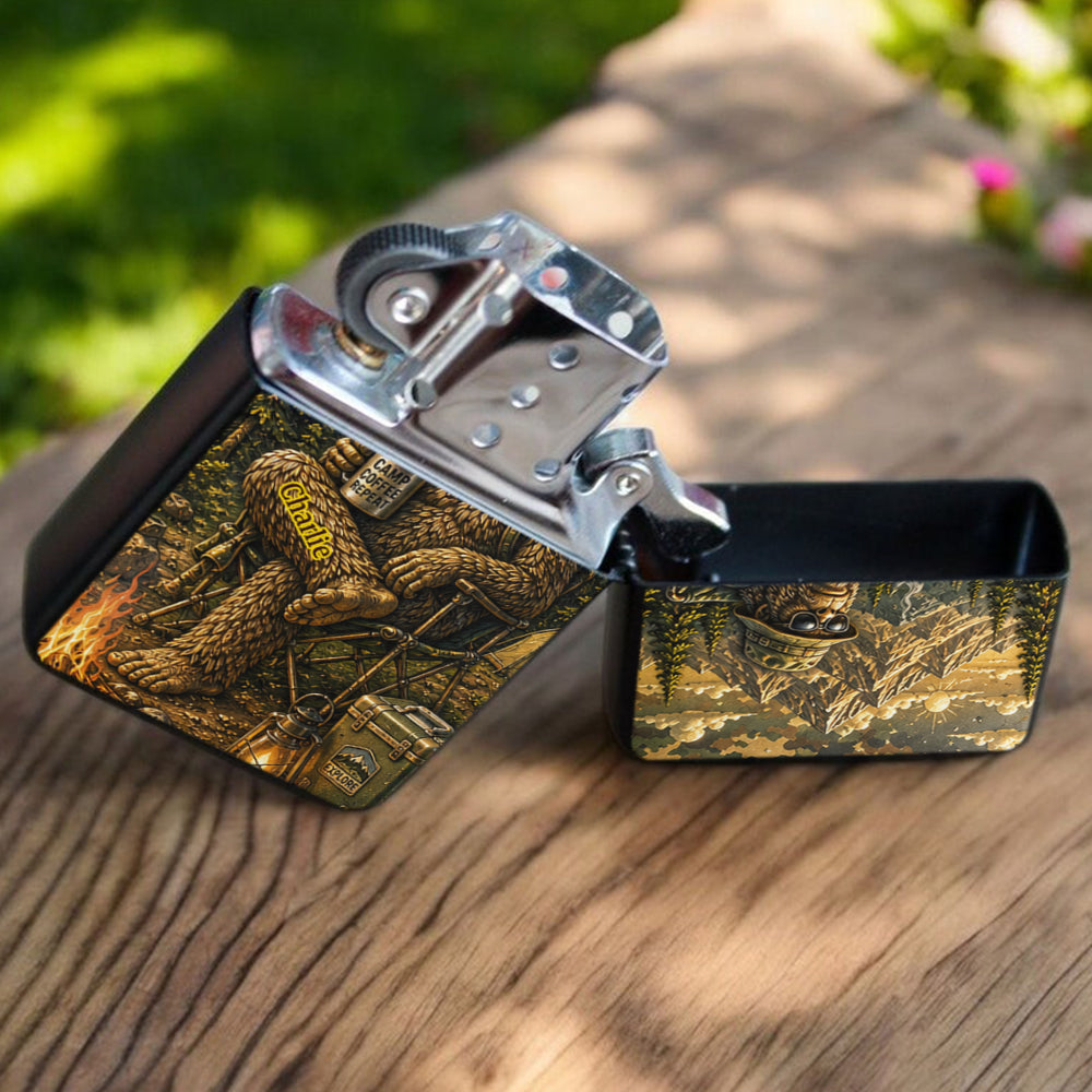 Camping Geschenkidee - Personalisierter Camping Feuerzeug
