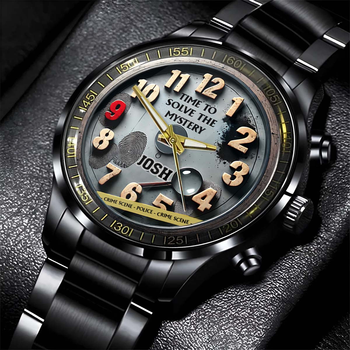 Time To Solve The Mystery - Personalized Hand Watch