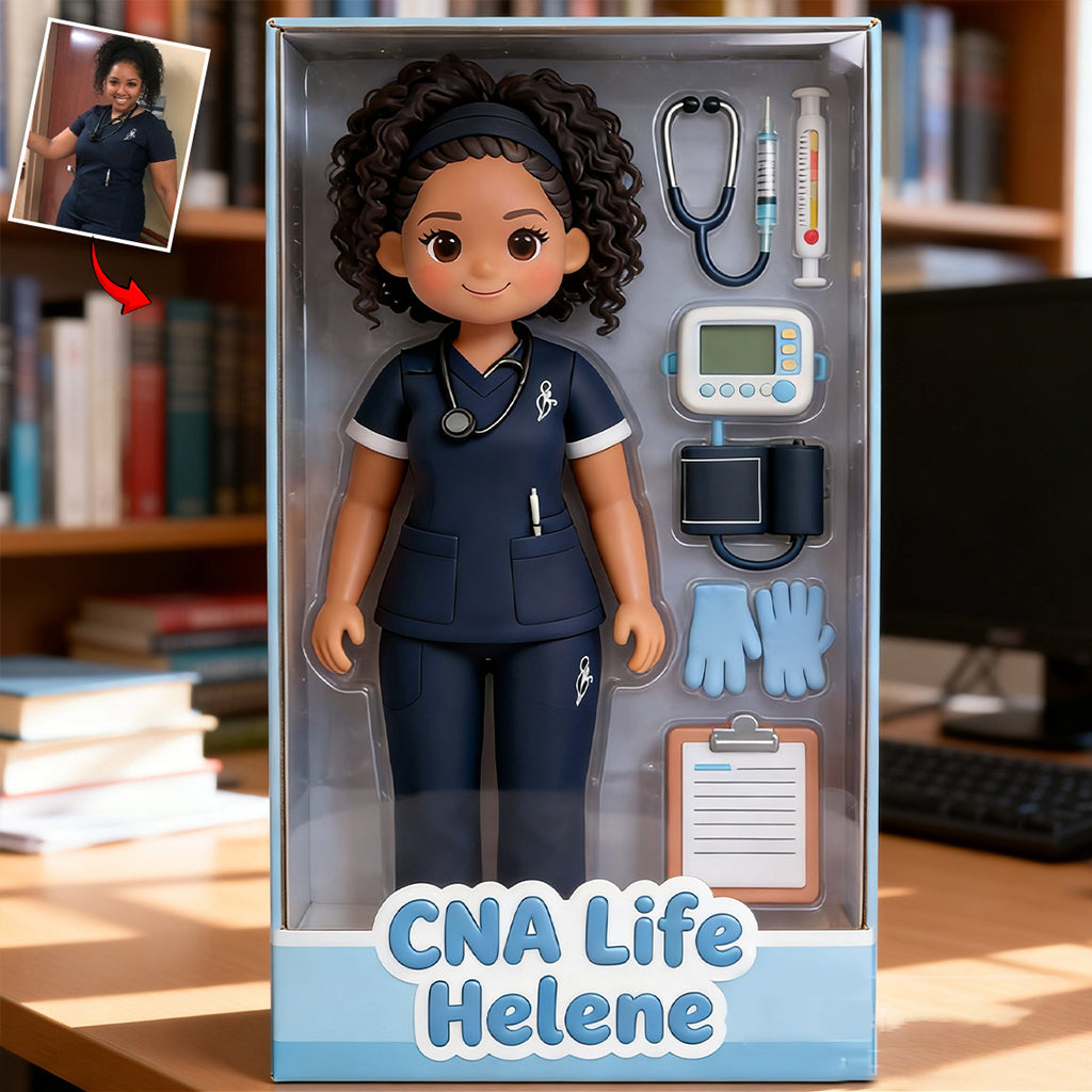 Individuell gestaltbare Acrylplakette für Krankenschwestern nach Foto – personalisierte, individuell geformte Plakette