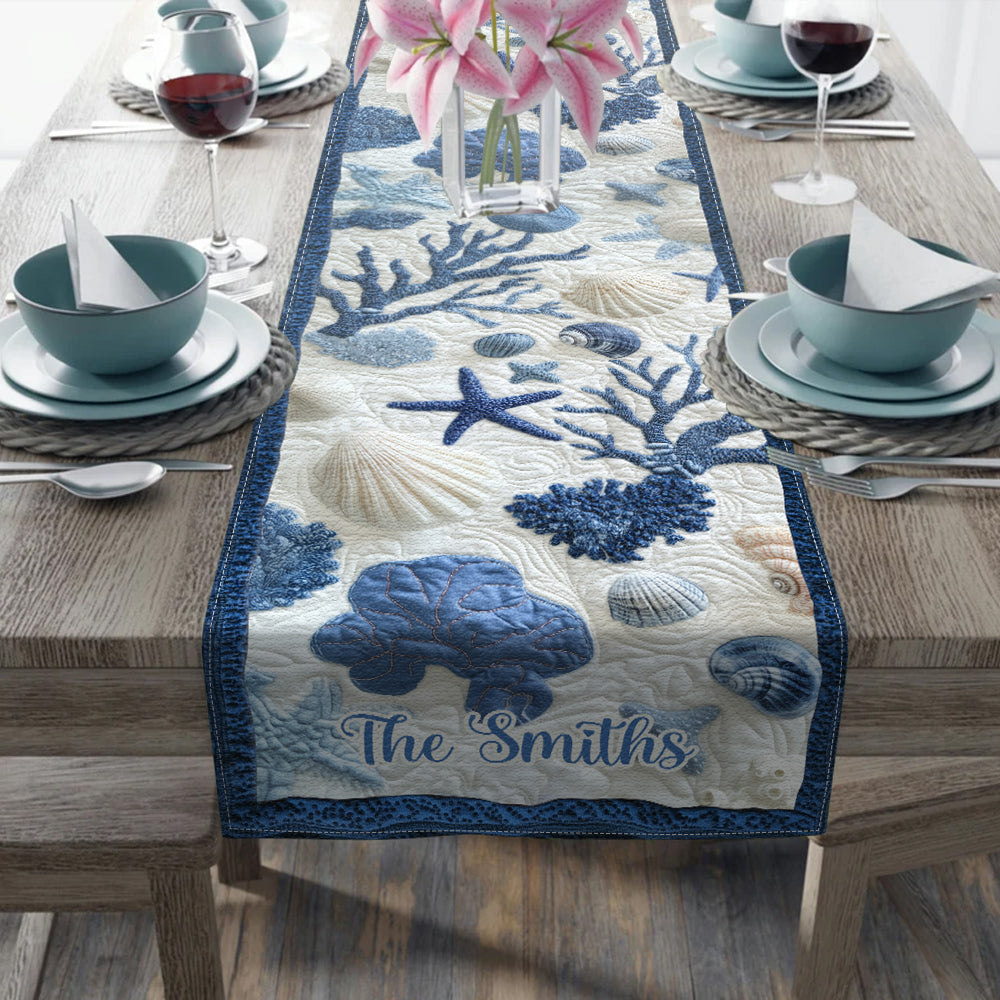 Beach Lovin' Summer Vibes - Personalized Sea Lover Table Runner