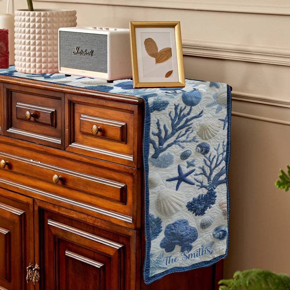 Beach Lovin' Summer Vibes - Personalized Sea Lover Table Runner