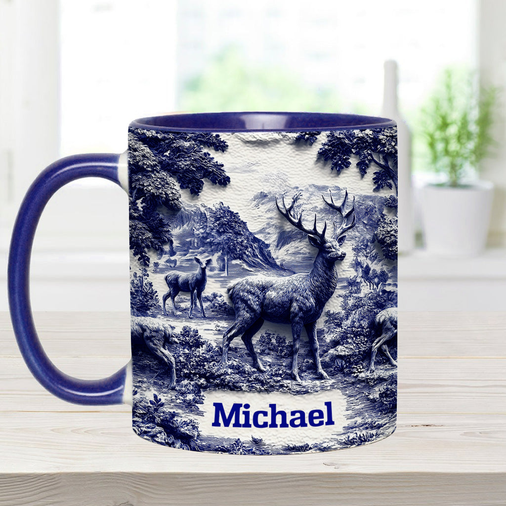 Deer Hunting - Personalized Hunting Accent Mug