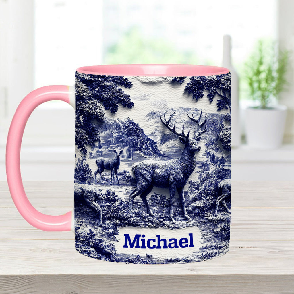 Deer Hunting - Personalized Hunting Accent Mug