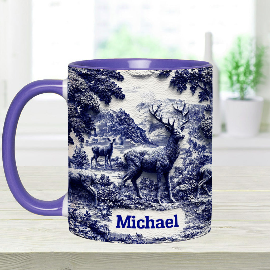 Deer Hunting - Personalized Hunting Accent Mug