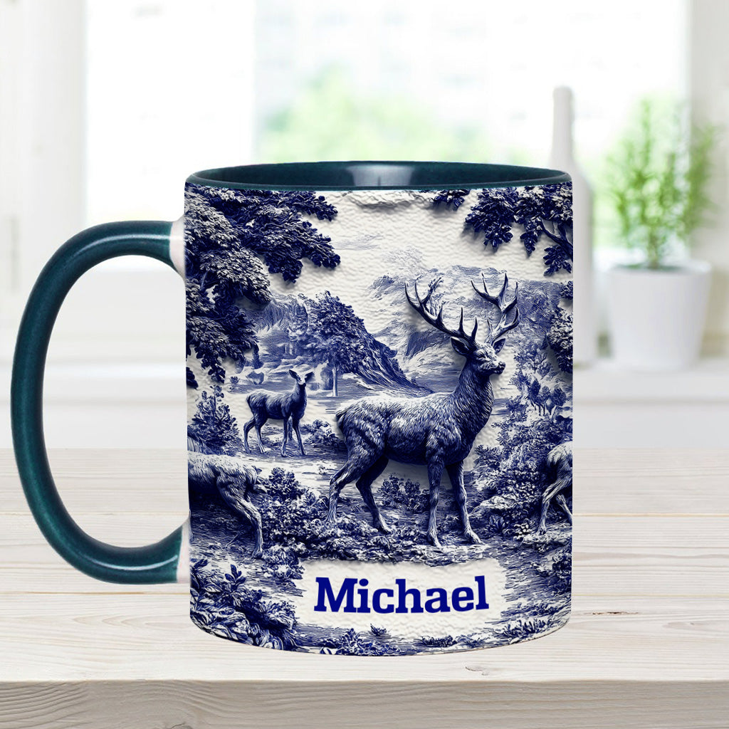 Deer Hunting - Personalized Hunting Accent Mug