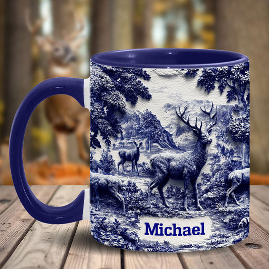 Deer Hunting - Personalized Hunting Accent Mug