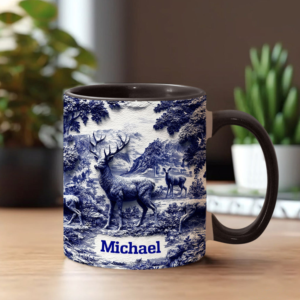 Deer Hunting - Personalized Hunting Accent Mug