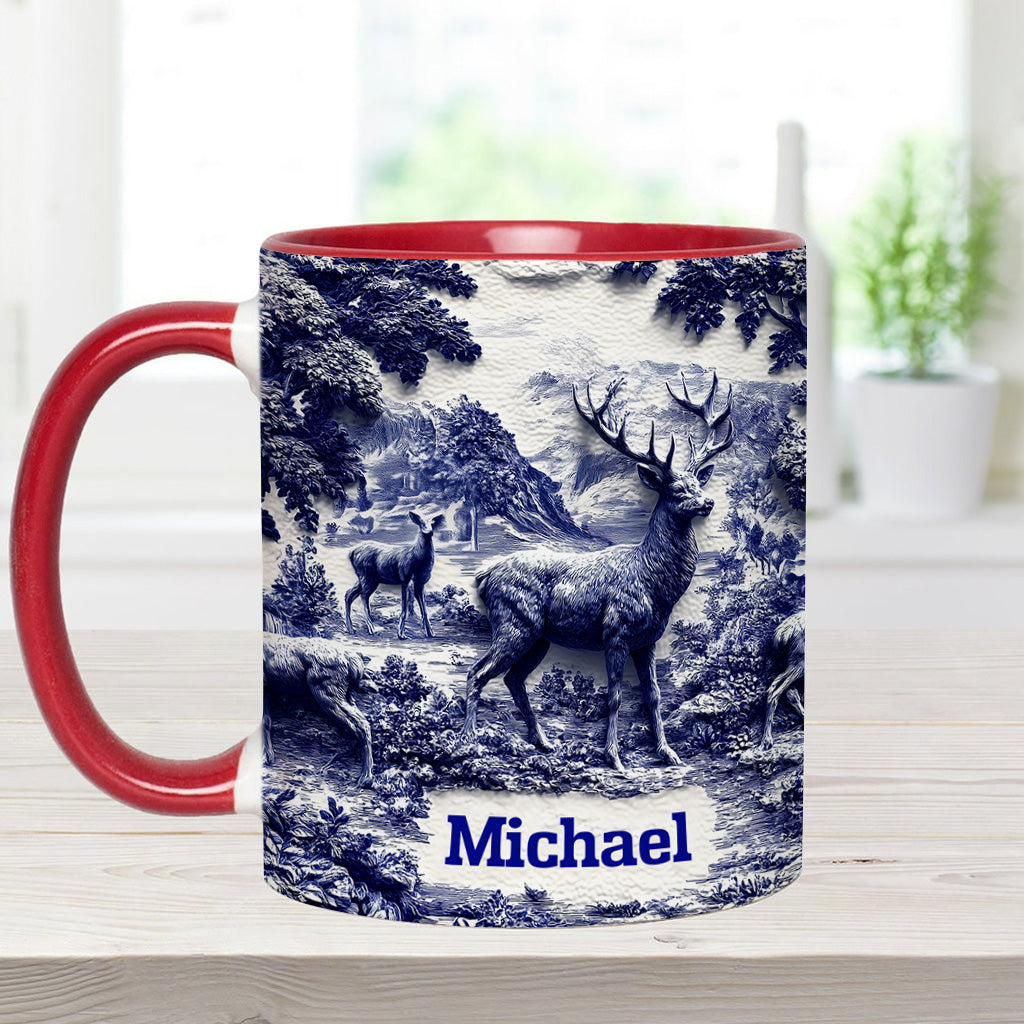 Deer Hunting - Personalized Hunting Accent Mug