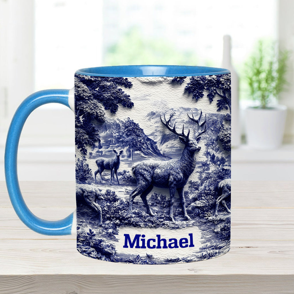 Deer Hunting - Personalized Hunting Accent Mug