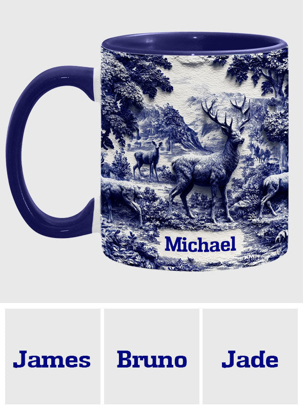Deer Hunting - Personalized Hunting Accent Mug