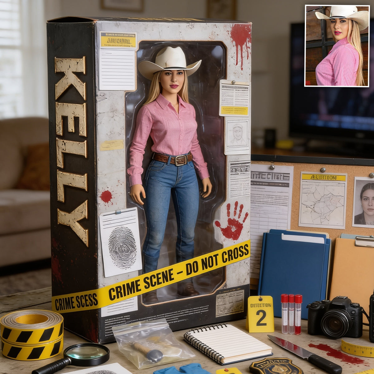 True Crime Addict - Personalized True Crime Acrylic Display Box