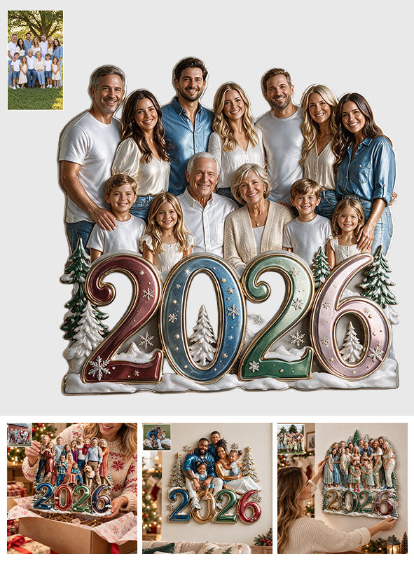 Custom Any Photo - Personalized Family 3D Printed Cut Metal Sign