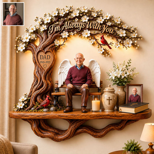 Whiskey Raumdekoration - Personalisierte Whisky Holz Wandregal