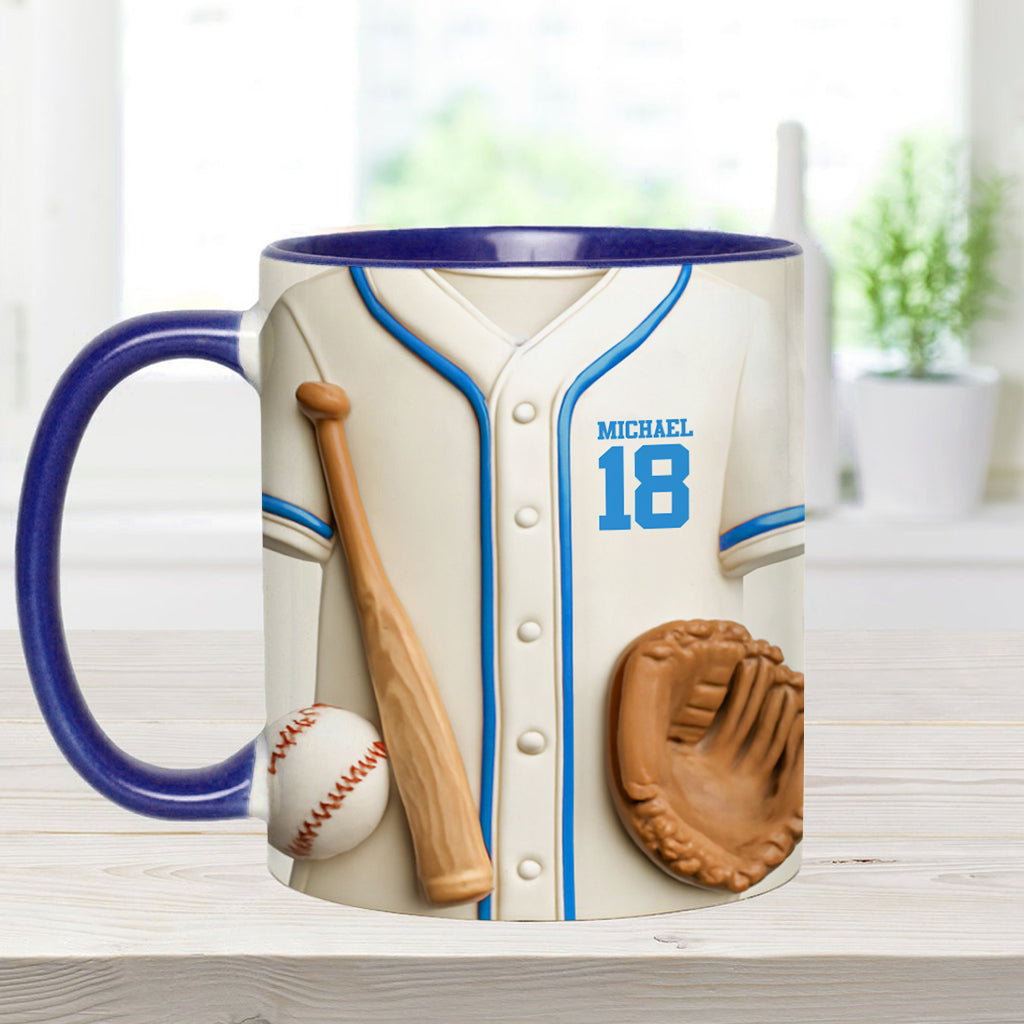 Baseball Is More Than A Game - Personalized Baseball Accent Mug