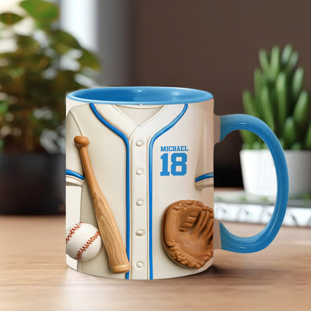 Baseball Is More Than A Game - Personalized Baseball Accent Mug