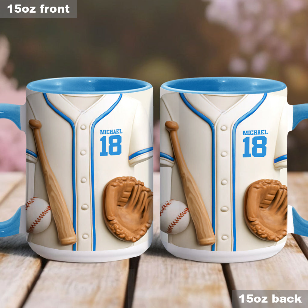 Baseball Is More Than A Game - Personalized Baseball Accent Mug