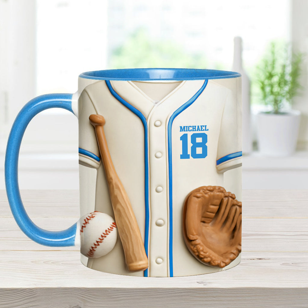 Baseball Is More Than A Game - Personalized Baseball Accent Mug