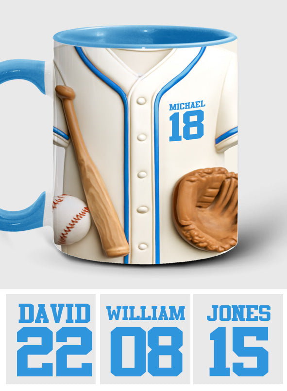 Baseball Is More Than A Game - Personalized Baseball Accent Mug