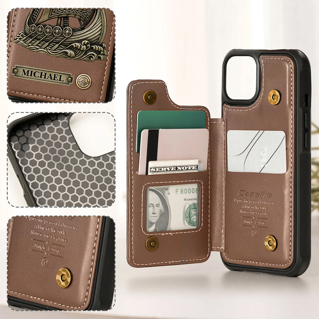 I'm A Viking - Personalized Viking Wallet Phone Case