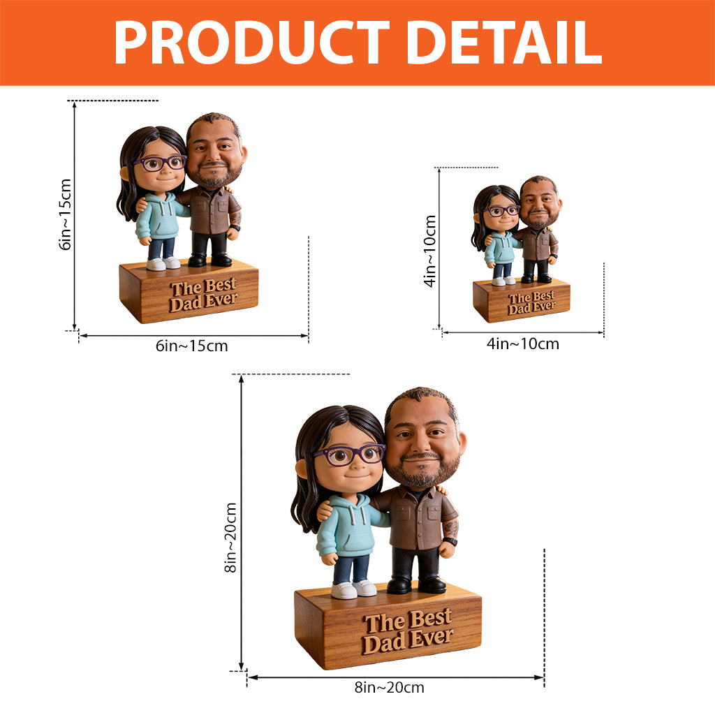 Father Gift, Funny Gift for Dad - Personalized Father Custom Shaped Acrylic Plaque