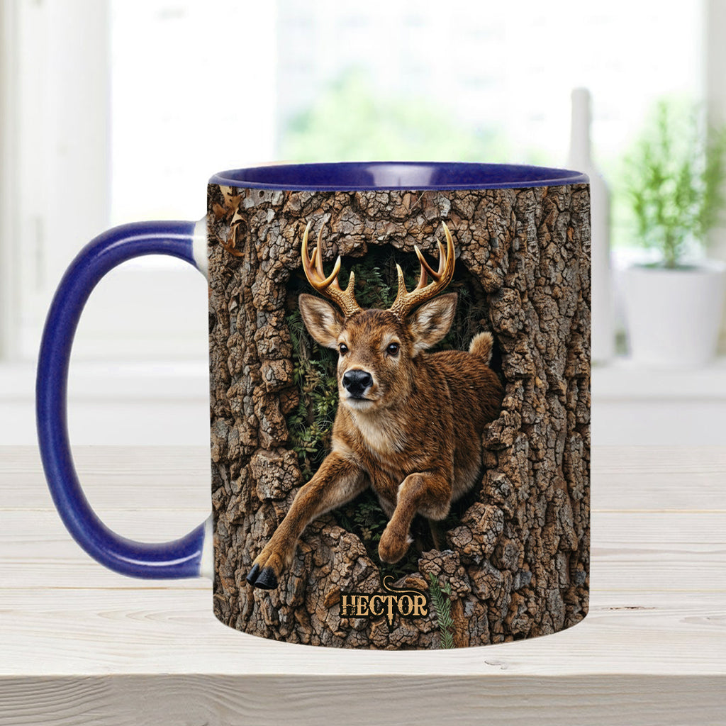 Deer Hunting, Hunter Gift - Personalized Hunting Accent Mug & Coaster