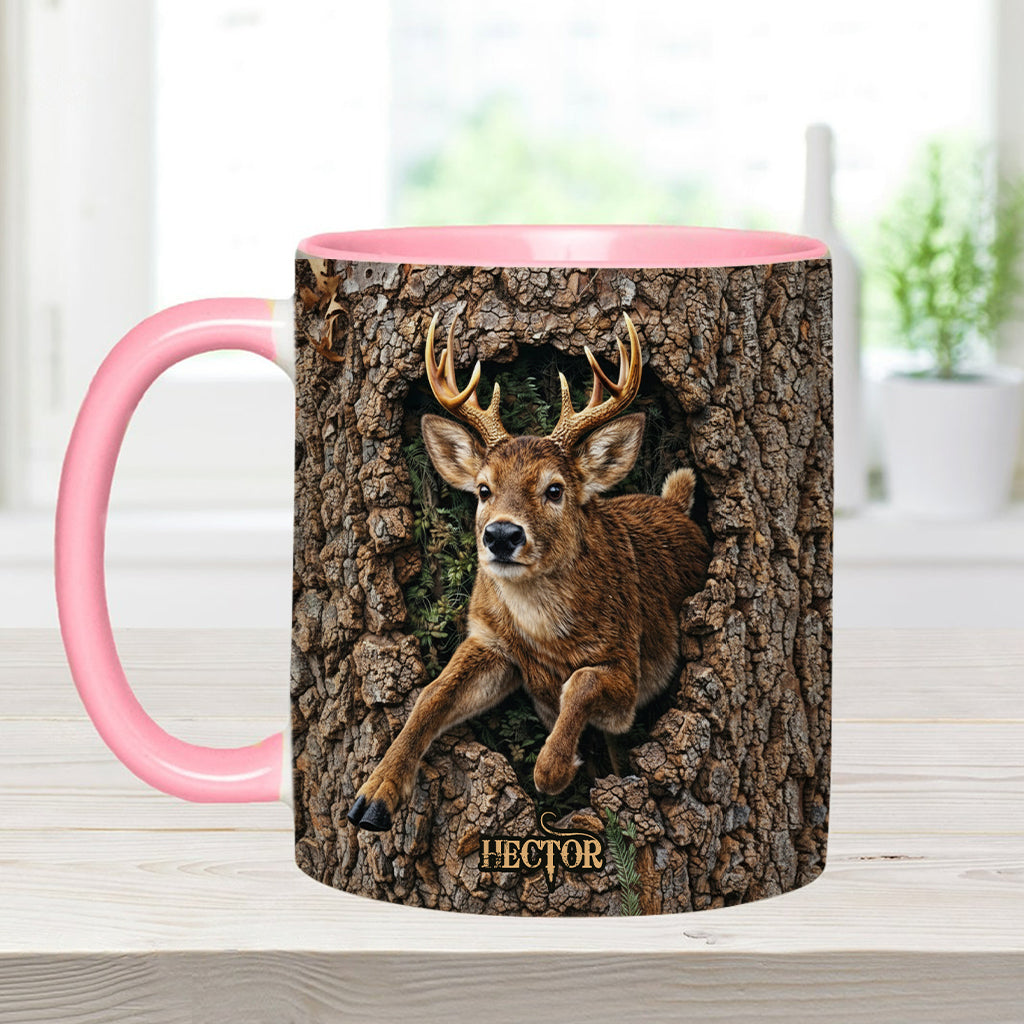 Deer Hunting, Hunter Gift - Personalized Hunting Accent Mug & Coaster